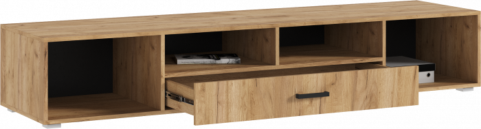 Нэнси NEW Тумба ТВ 2000 ЛДСП, Дуб Крафт/Дуб Крафт