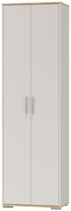 Прихожая 2-3430дкз/к.с Домино - Шкаф для одежды, цвет дуб крафт золотой/кашемир серый, ШхГхВ 60х36х202 см.