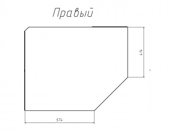 Шкаф угловой правый НМ 013.04-02 «Фанк» Дуб сонома/белый скандинавский