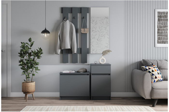 Модульная прихожая Мори, Белый