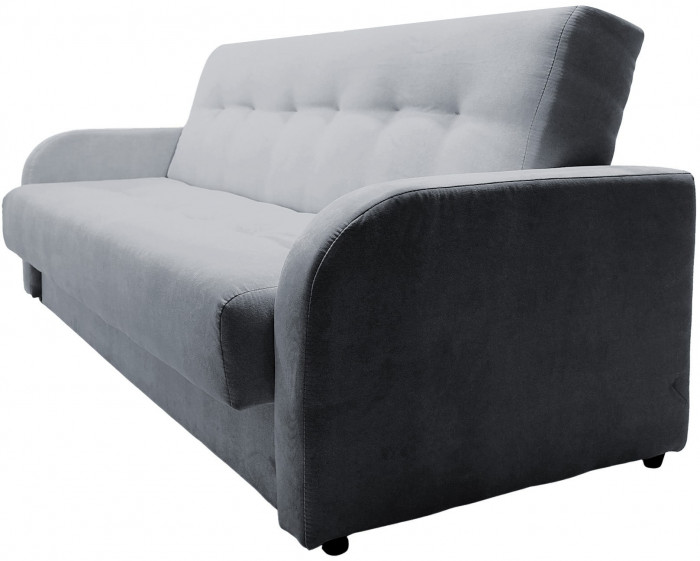 СПБ Диван-книжка ЛОНДОН серый 120 ЛЮКС  ППУ