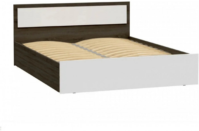 Мартина Кровать с подъемным механизмом 160, Венге / Белый