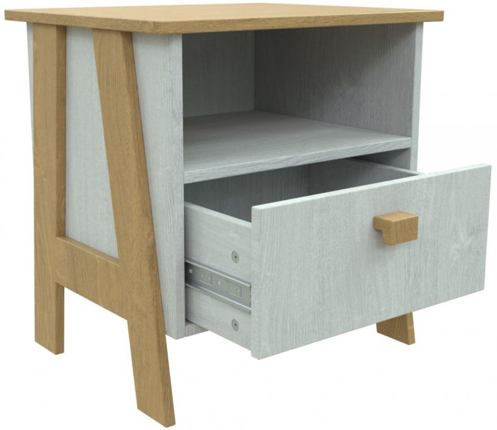 Модульная подростковая комната "Скандинавия" - Бетон пайн светлый/Дуб наварра