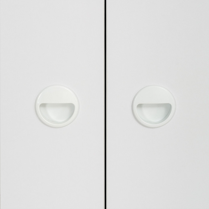 Вуди Компоновка № 26, цвет белый премиум/дуб крафт золотой, ШхГхВ 306х52,7х205 см., универсальная сборка