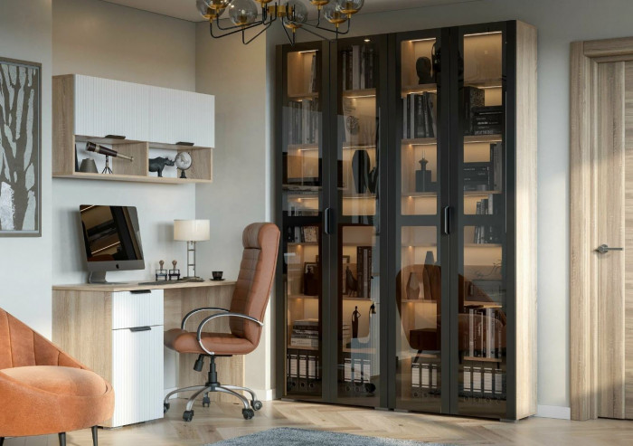 мс Норд ПЛ03-1200 дуб сонома/Норд Line софт пломбир