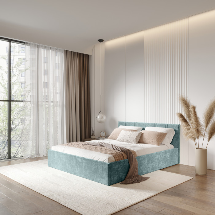 Кровать 1,6 м "Ника" КР-18 Шарли Бриз