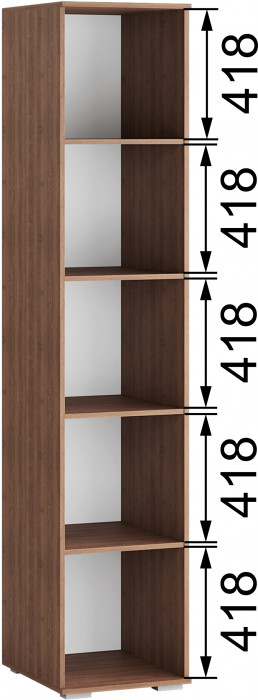 Модульная спальня Ричард, набор 4, Орех донской