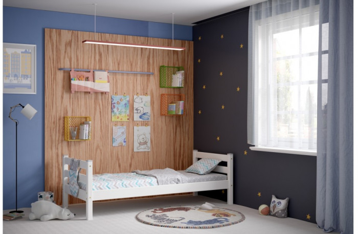 Кровать Соня (вариант 1), белый