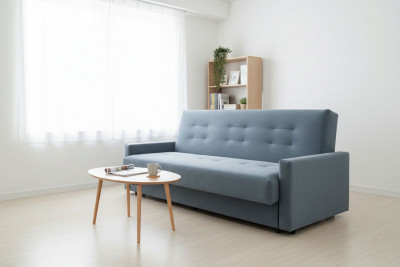 Диван-книжка Милан, 140х190, серый