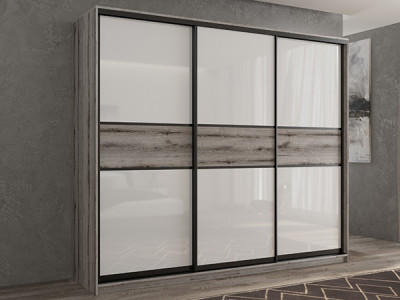 Шкаф-купе Кааппи 11 Эвок Окаменелый 260х60х230 см