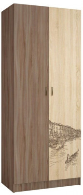 Орион Шкаф ясень шимо/дуб сонома