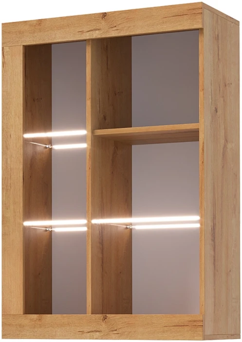 Прага Модульная Гостиная, вариант №1, вотан/Белый глянец