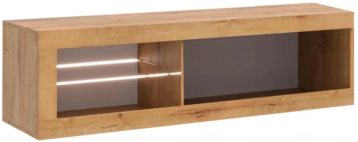 Прага Модульная Гостиная, вариант №1, вотан/Белый глянец