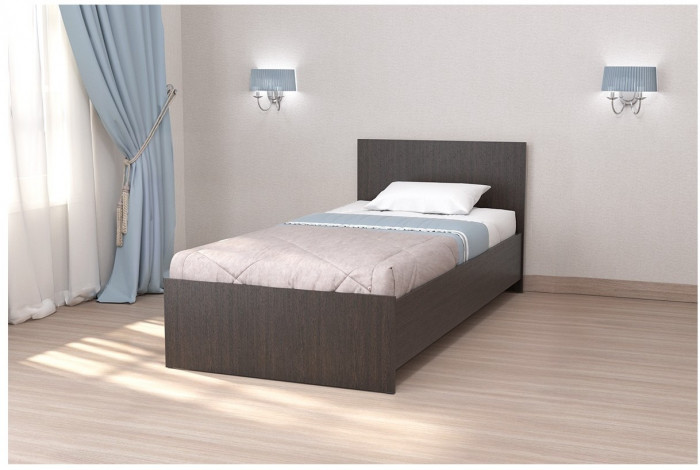 Кровать арт.032, низкий щиток, 90 (Дуб Крафт Золотой)