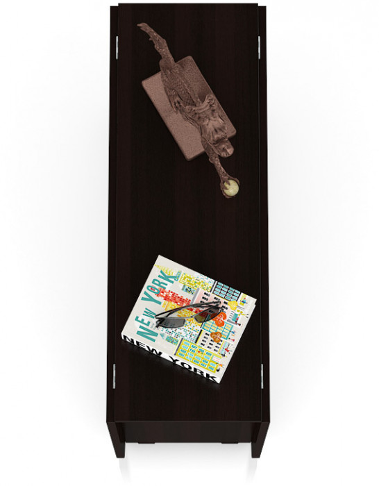 Стол-книжка обеденный МД-СО-04, венге/ножки хром