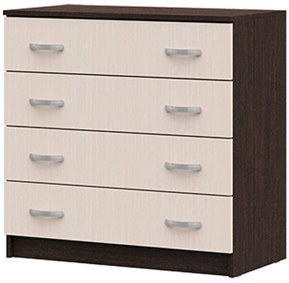 КМ 554М Бася ЛДСП комод 4 ящ. венге/белфорт