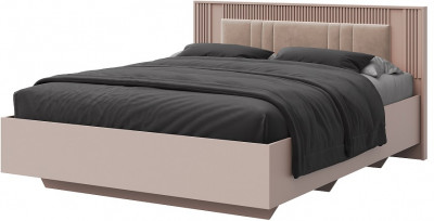 Кровать двуспальная 160х200 "Харди" - Латте/Ирландский ликер