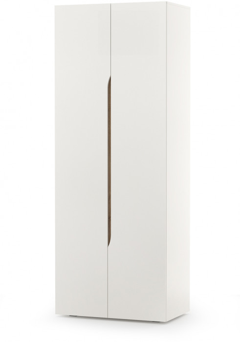 Муссон Спальня № 04, цвет белый/дуб эндгрейн элегантный/искусственная кожа белая, подъёмный ортопед, сп. м. 1600х2000 мм., б/м