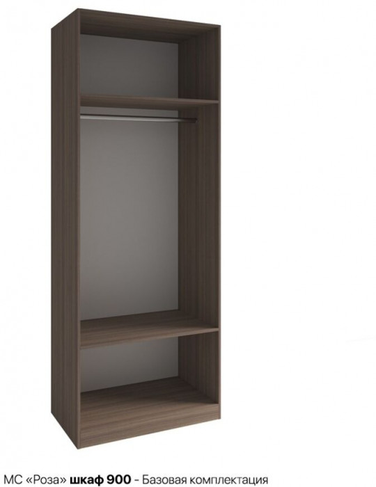 Модульная спальня Роза комп.3, Орех Франклин карамель/Белый софт