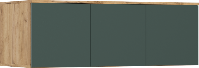 Норд Шкафы угловая композиция, Дуб крафт/Изумрудный
