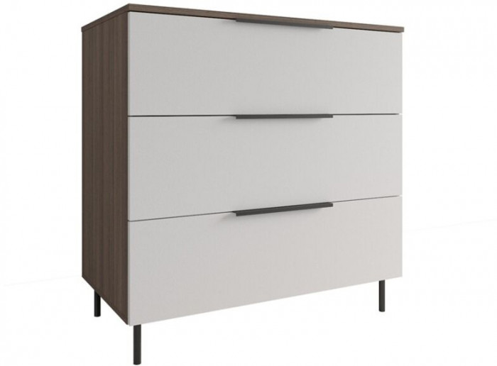 Модульная спальня Роза комп.3, Орех Франклин карамель/Графит скин