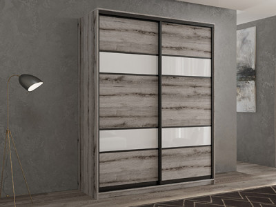 Шкаф-купе Кааппи 8 Эвок Окаменелый 120х45х230 см