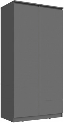 Челси Шкаф 2-х створчатый платяной (Графит, Графит)