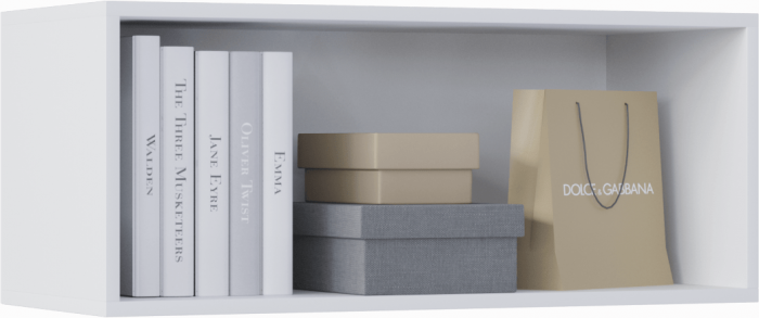 Оливия Тумба навесная №2 (Графит, Графит Софт)