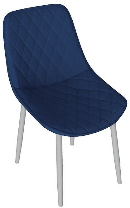 OSCAR Стул (Черный муар/Велюр L005 синий)