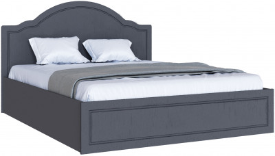 Кровать 1,6 с ортопед. основанием Апполия, Графит серый/Лунный кратер