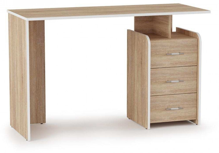 ПКС-8 стол письменный правый дуб сонома