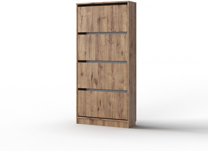 Тумба для обуви 4 двери "Аризона" - Дуб веллингтон