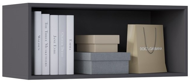 Оливия Тумба навесная №1 (Белый, Белый глянец)