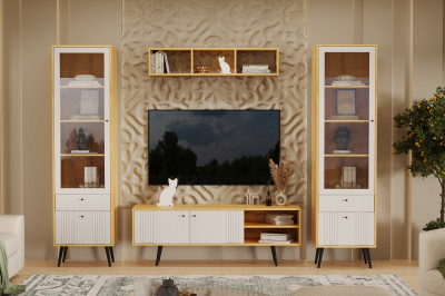 Гостиная "Вега Саксония" (комплект 5) МП