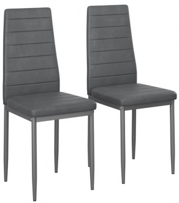Два стула Мебель--24 A-117, серый