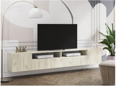 Тумба ТВ Соло-16 ЛДСП (Дуб Крафт белый)