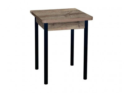 Эко 60х60 стол обеденный раскладной / велингтон/черный