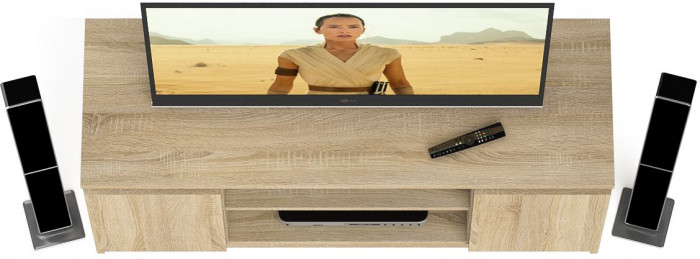 Мори Тумба ТВ МТВ1200.1, дуб сонома
