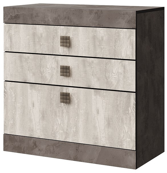 Набор мебели для детской "Лондон" - Оникс/Бетон пайн светлый