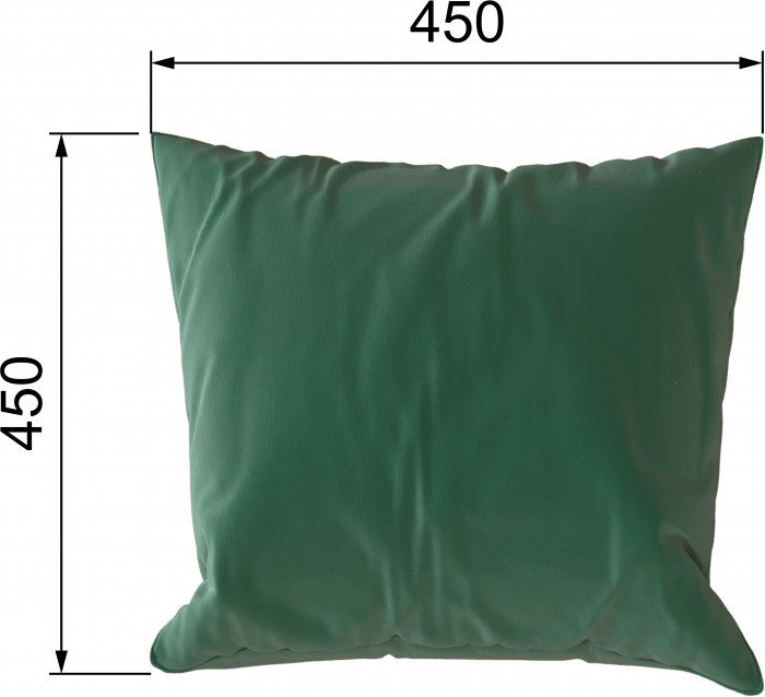 Декоративная подушка изумруд