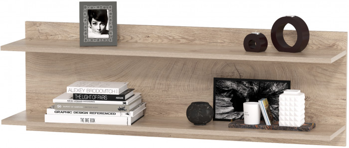 КР100 Бостон № 41, цвет дуб эндгрейн элегантный/фасады МДФ милк рикамо софт, 13.155+12.69+09.132+13.154, ШхГхВ 192,4х57,2х194,4 см., ун. сборка