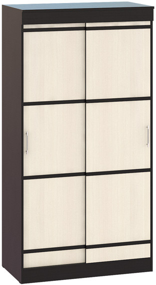 Сакура Шкаф-купе 1140, венге/дуб лоредо