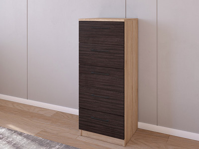 Комод 02/16 45х40х110 Сонома/Венге