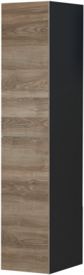Шкаф навесной 2Д Альда, Черный/Дуб Велингтон