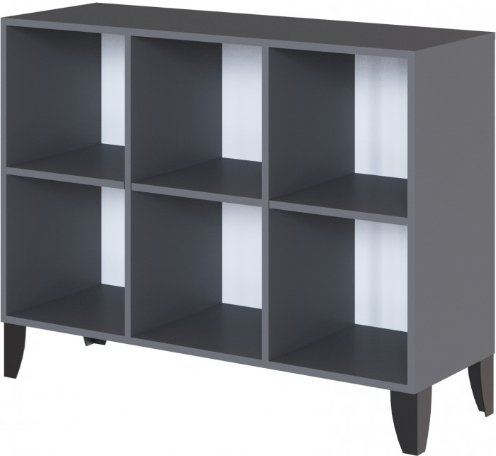 Комод Сириния, Серый графит/Мальта