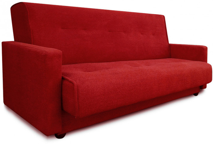 Диван Милан 140 красный ППУ