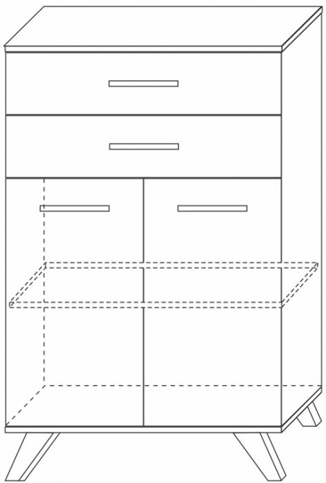 Гостиная Вега Скандинавия (комплект 2)