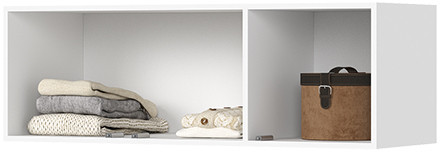 Хелен АН 03 Антресоль 1200 (1200х400х460) белый/белый