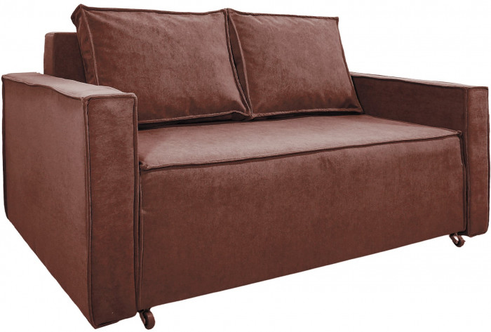 Диван аккордеон Лофт 120 коричневый