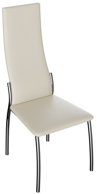 Кредо Стул (Хром, к/з Коричневый, Шоколад 797)